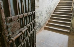 Serving for life - prison stairs