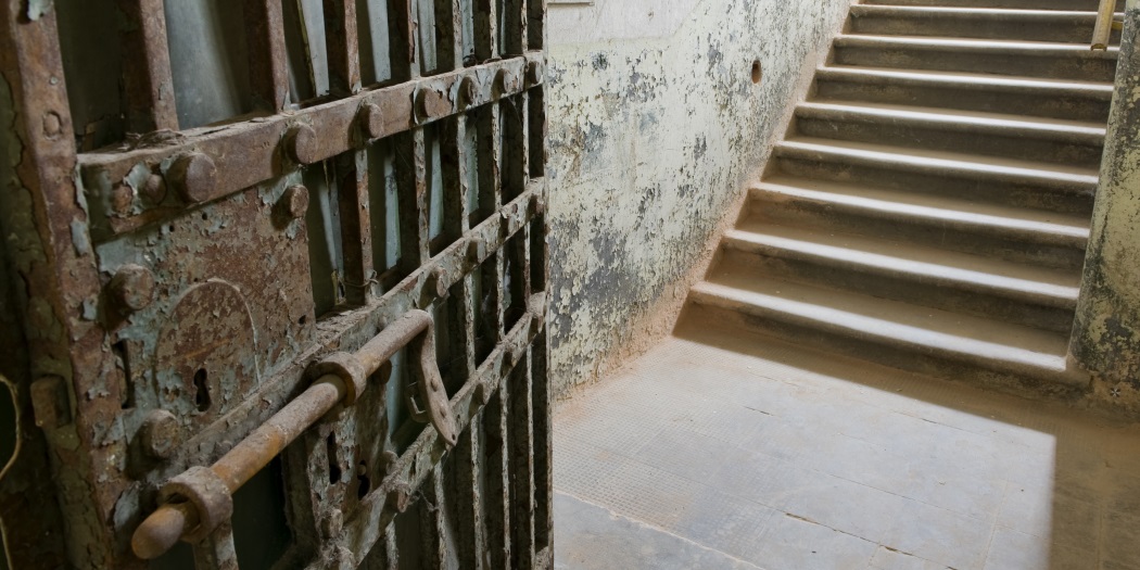 Prison stairs feature