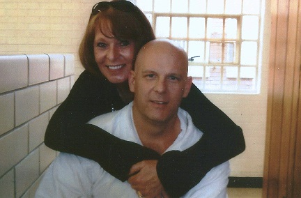 Bryan with mom in prison