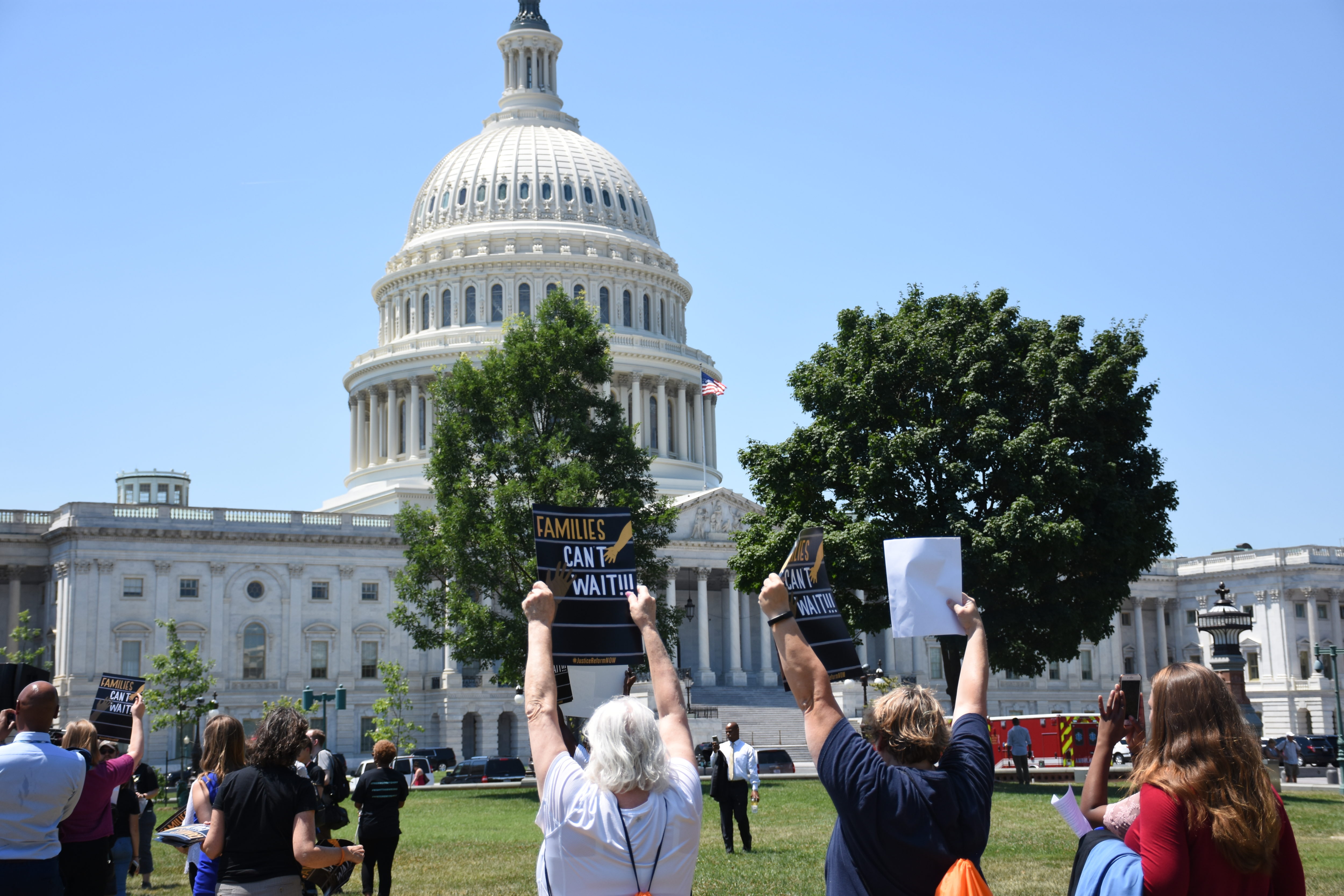 Justice reform advocates rallied for justice reform in Washington D.C.