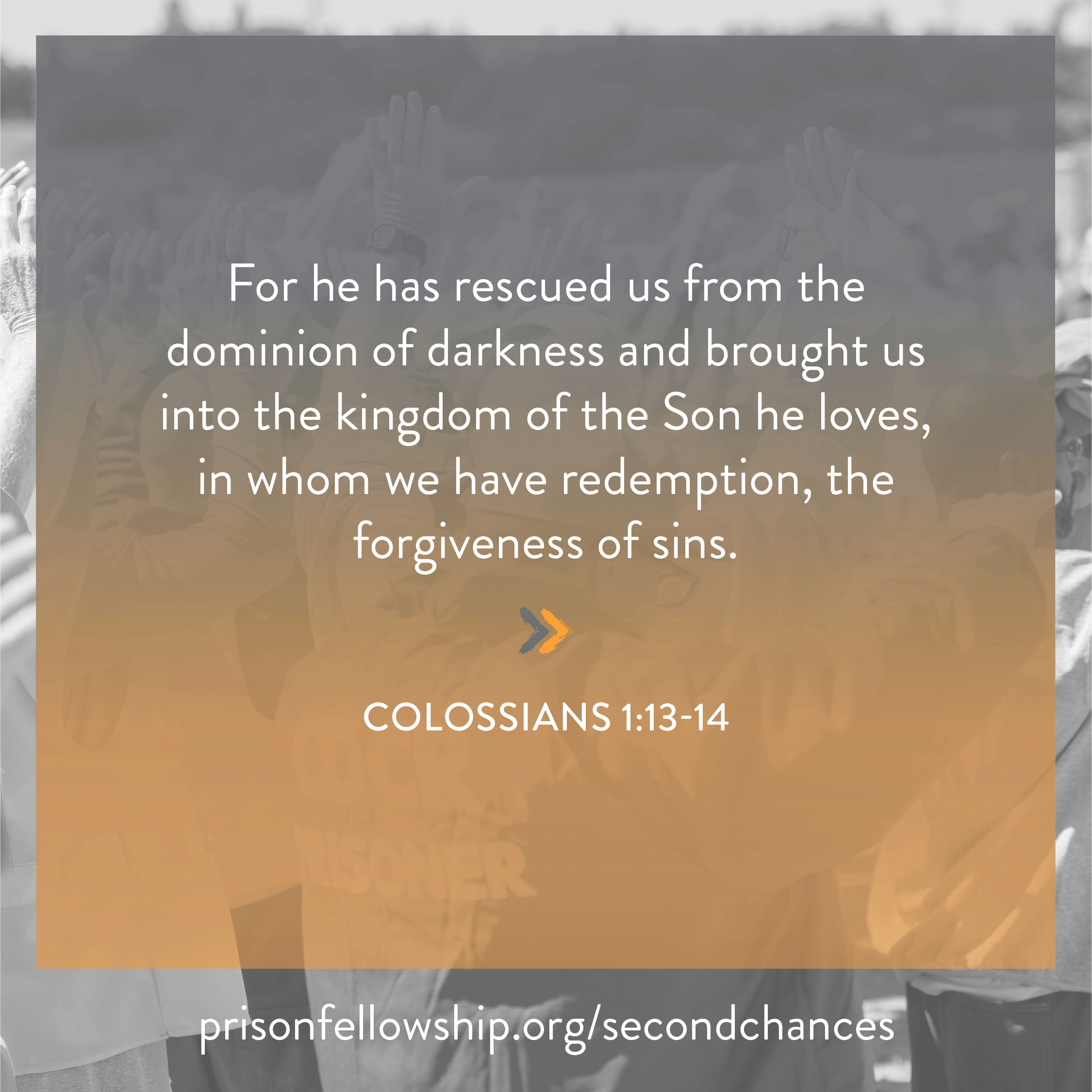 second chance month bible verse colossians 1