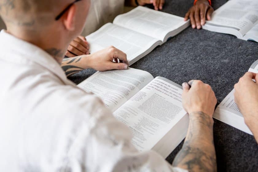 Bible Study In Prison